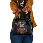 Sugar Skull Couple Valentine Shoulder Handbag Roses Romantic Love