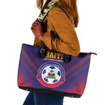 Afro Haiti Football Leather Tote Bag Come On Les Grenadiers