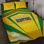 Cricket Jamaica Quilt Bed Set Scorpions We Made Legends