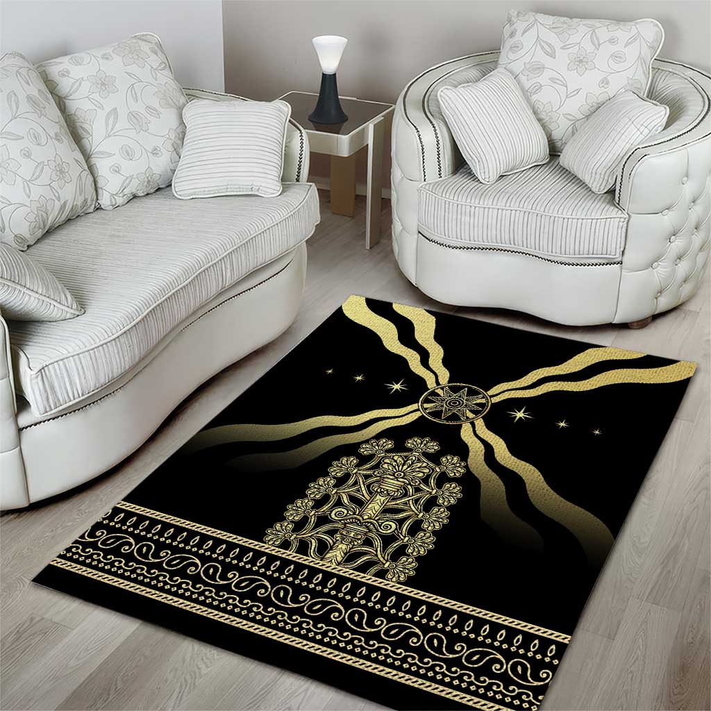 Assyria Empire Area Rug Assyrian Mythological Spirit