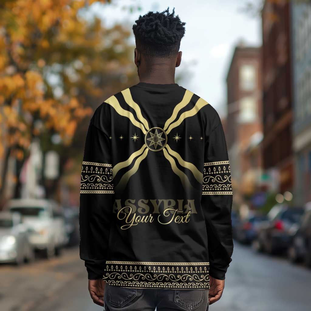 Assyria Empire Long Sleeve Shirt Assyrian Mythological Spirit LT01