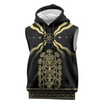 Assyria Empire Sleeveless Hoodie Assyrian Mythological Spirit - African Pride
