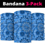 International Romani Day 2024 Neck Gaiter Gypsy Pattern Tribal - African Pride