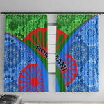 International Romani Day 2024 Window Curtain Gypsy Pattern Tribal