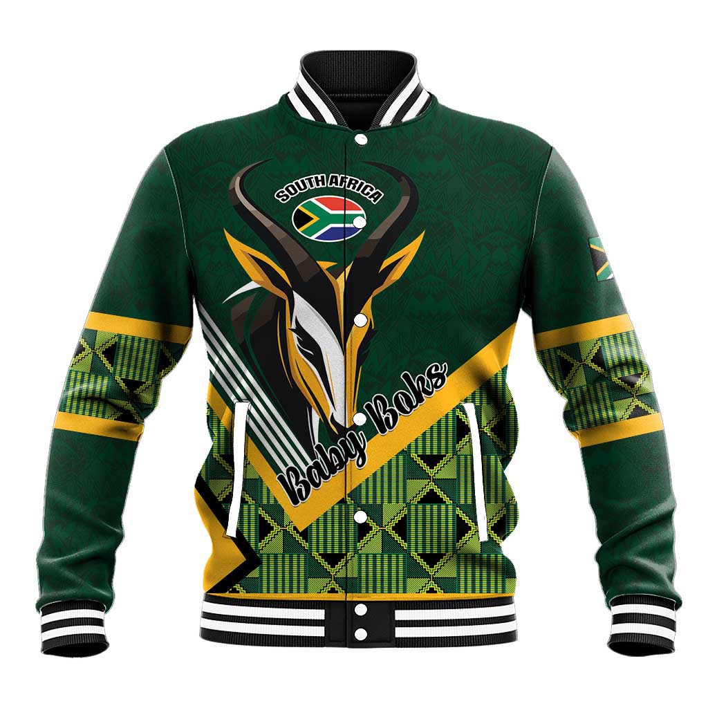 Custom Rugby South Africa Baseball Jacket Baby Boks Go Champions
