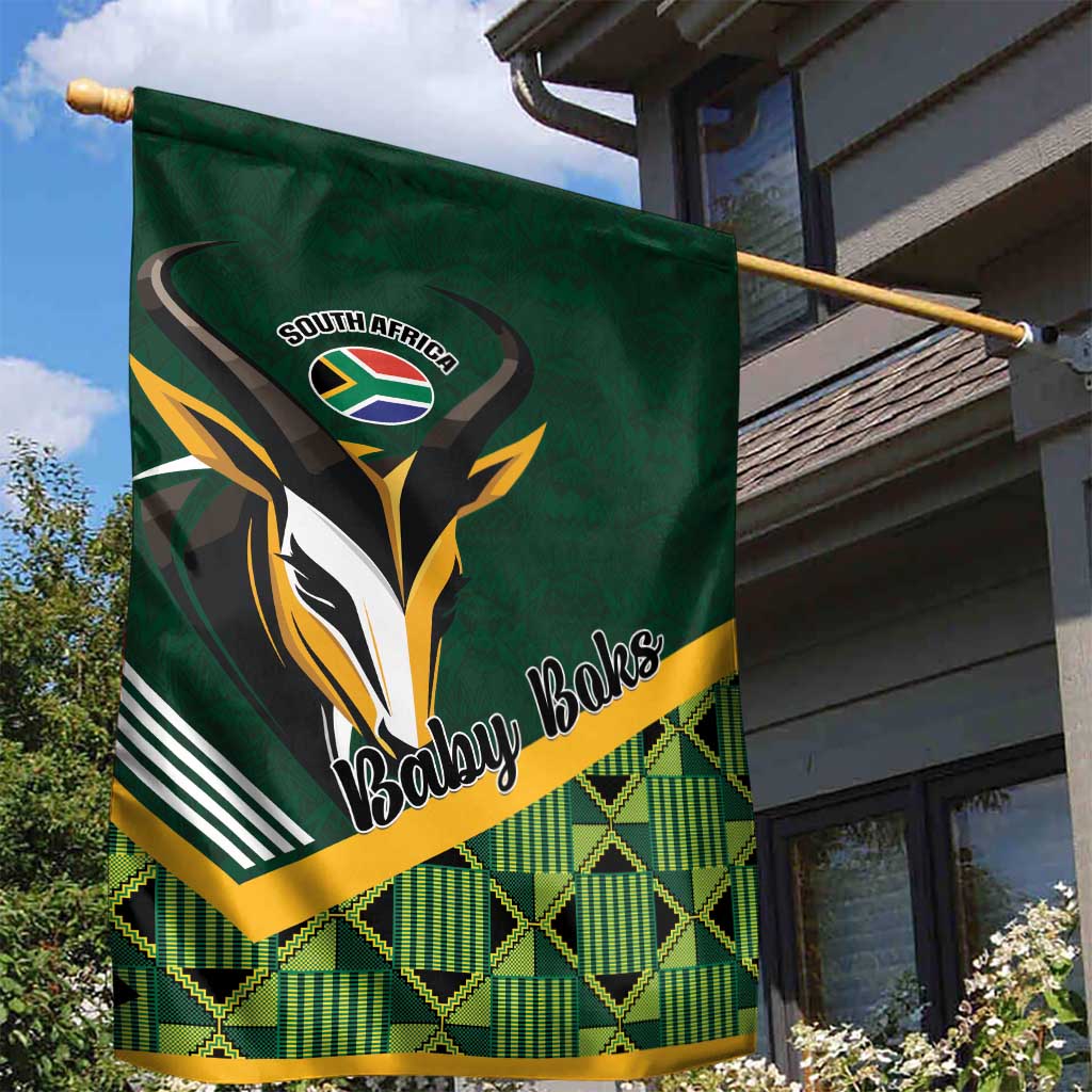 Rugby South Africa Garden Flag Baby Boks Go Champions
