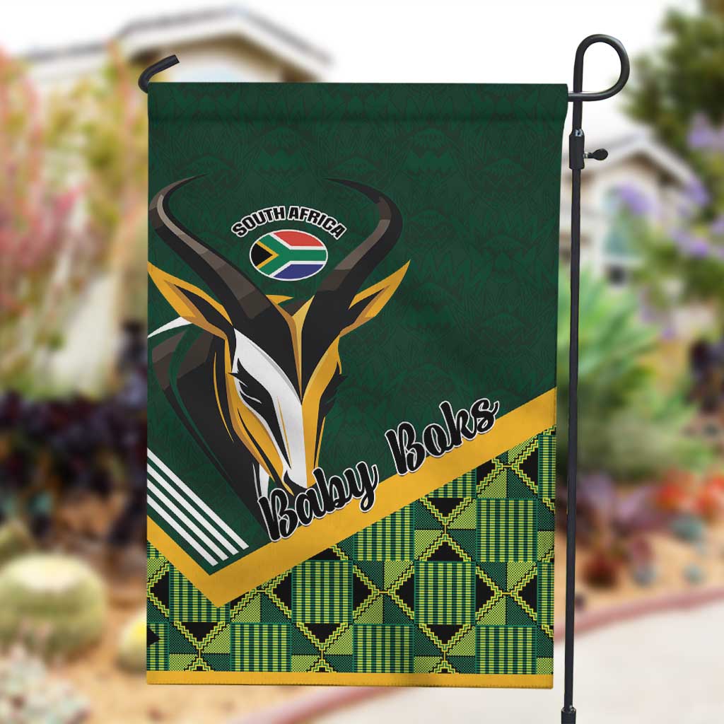 Rugby South Africa Garden Flag Baby Boks Go Champions