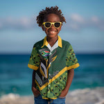 Custom Rugby South Africa Kid Hawaiian Shirt Baby Boks Go Champions