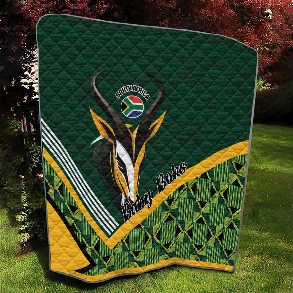 Rugby South Africa Quilt Baby Boks Go Champions