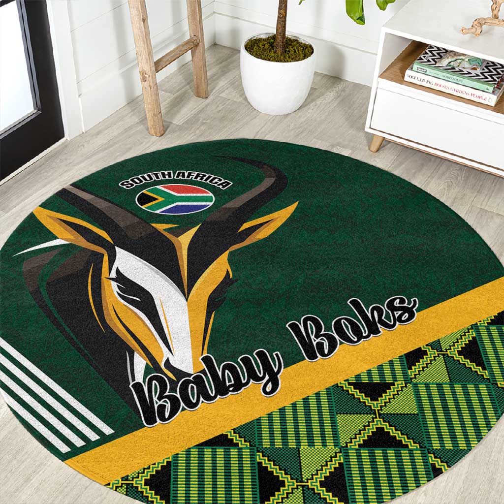 Rugby South Africa Round Carpet Baby Boks Go Champions