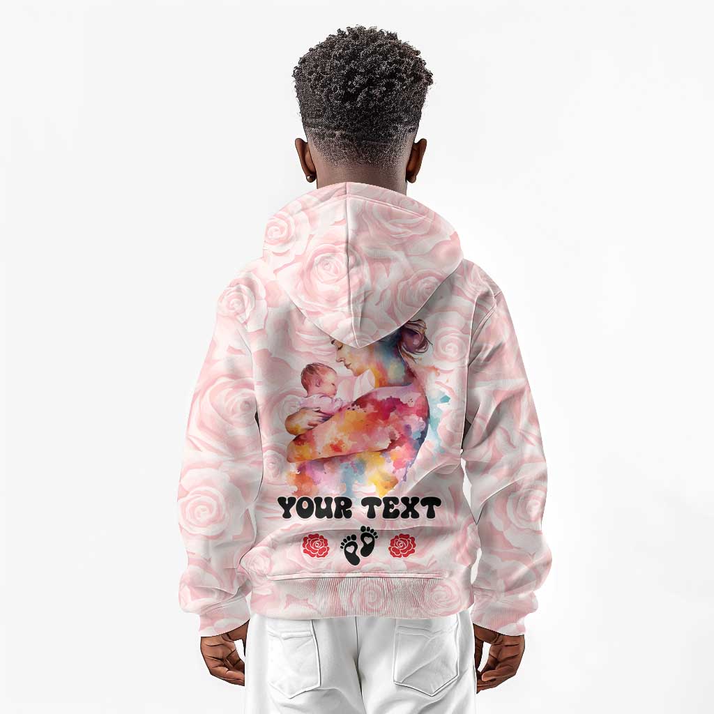 Happy Mother Day Kid Hoodie Mommy Est 2024