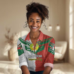 Personalized Madagascar Independence Day Women Casual Shirt - 26 June, Baobab Mix African Pattern LT01