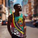 Personalized Mozambique Independence Day Men Tank Top - June 25, Mozambiki Emblem