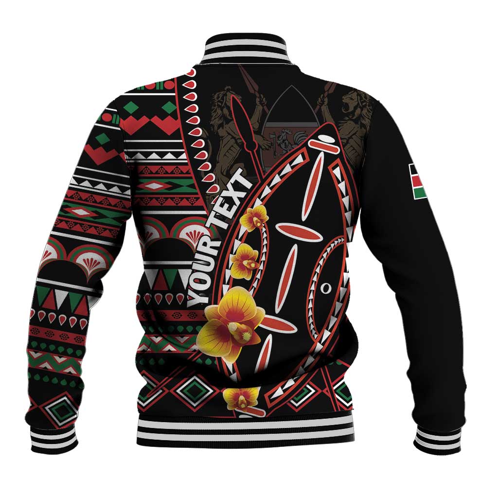 Personalized Kenya Baseball Jacket Jamhuri Day, Kenya Shield LT01