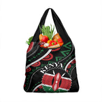 Kenya Grocery Bag Harambee African Pattern - Coat of Arms Design