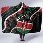 Kenya Hooded Blanket Harambee African Pattern - Coat of Arms Design