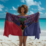 Afro Haiti Heritage Month Sarong Zipper Stylized