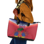 Afro Haiti 509 Leather Tote Bag Repiblik d Ayiti