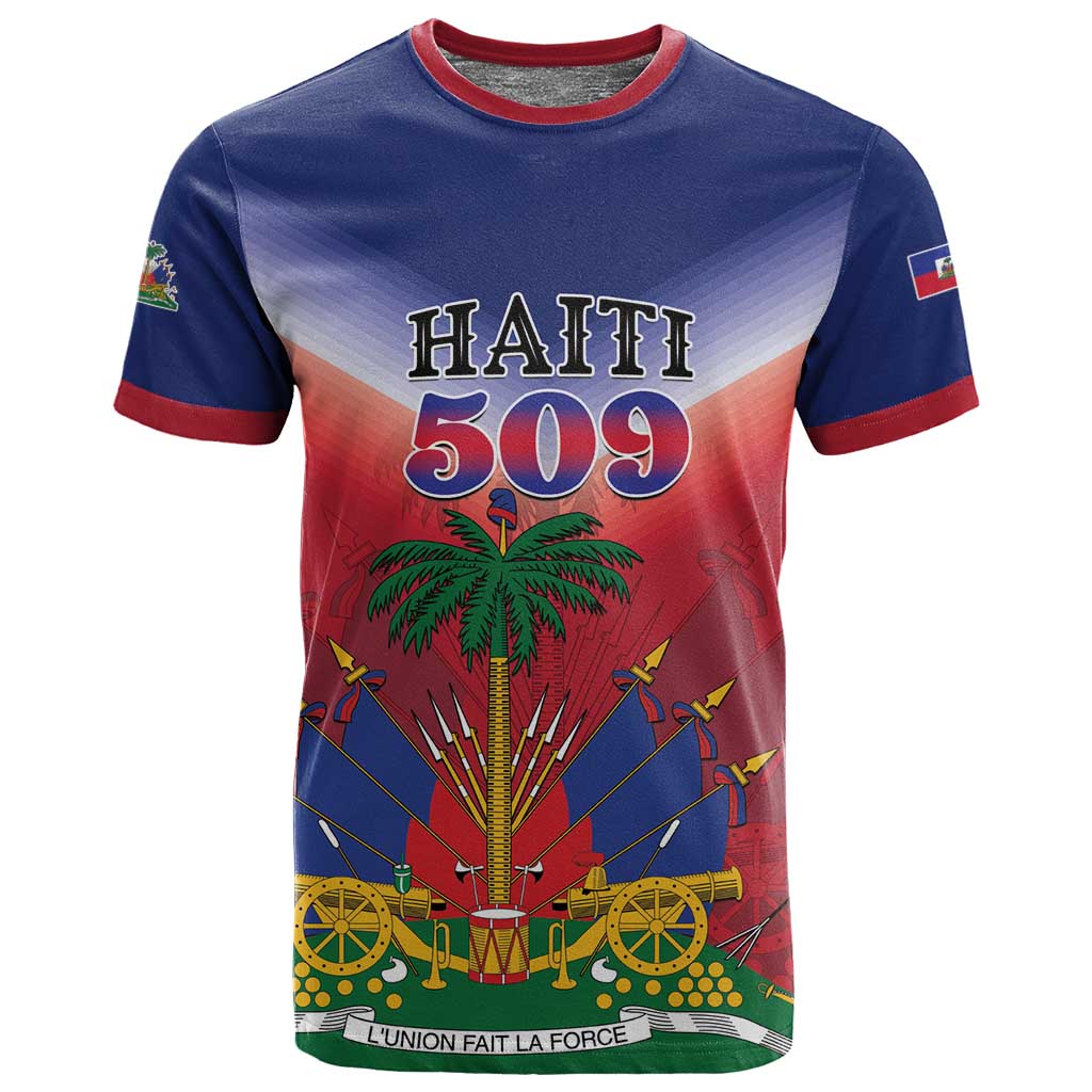 Personalized Afro Haiti 509 T shirt Repiblik d Ayiti