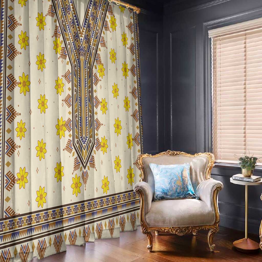 Enkutatash Dashiki Adey Abeba Pattern Window Curtain