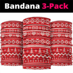 Ethiopia Christmas Neck Gaiter - Melkam Gena with African Pattern - African Pride
