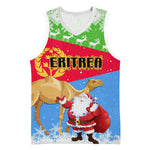 Custom Eritrea Christmas Basketball Jersey with Santa Claus and Dromedary Camel - African Pride
