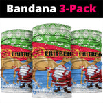 Eritrea Christmas Neck Gaiter Santa Claus and Dromedary Camel LT01