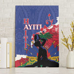 Personalised Afro Haiti Le Marron Inconnu Canvas Wall Art Dashiki Mix Polynesian Pattern