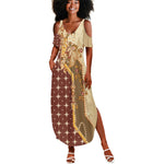 Mughal Empire Motif Unique Summer Maxi Dress