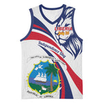Liberia Independence Day Basketball Jersey July 26 Lion Coat of Arms - African Pride