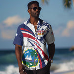 Liberia Independence Day Hawaiian Shirt July 26 Lion Coat of Arms