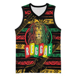 International Reggae Day Basketball Jersey Rastafarian Lion Legend of Reggae - African Pride