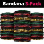 International Reggae Day Neck Gaiter Rastafarian Lion Legend of Reggae - African Pride