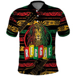 International Reggae Day Polo Shirt Rastafarian Lion Legend of Reggae