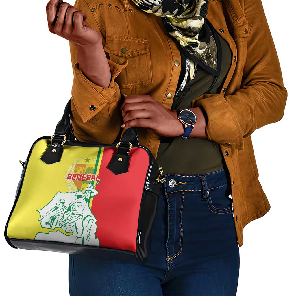 Senegal Independence Day Shoulder Handbag - Un Peuple, Un But, Une Foi, 64th Anniversary