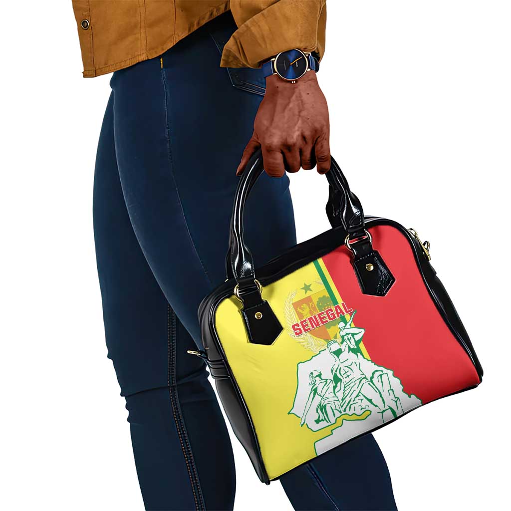 Senegal Independence Day Shoulder Handbag - Un Peuple, Un But, Une Foi, 64th Anniversary