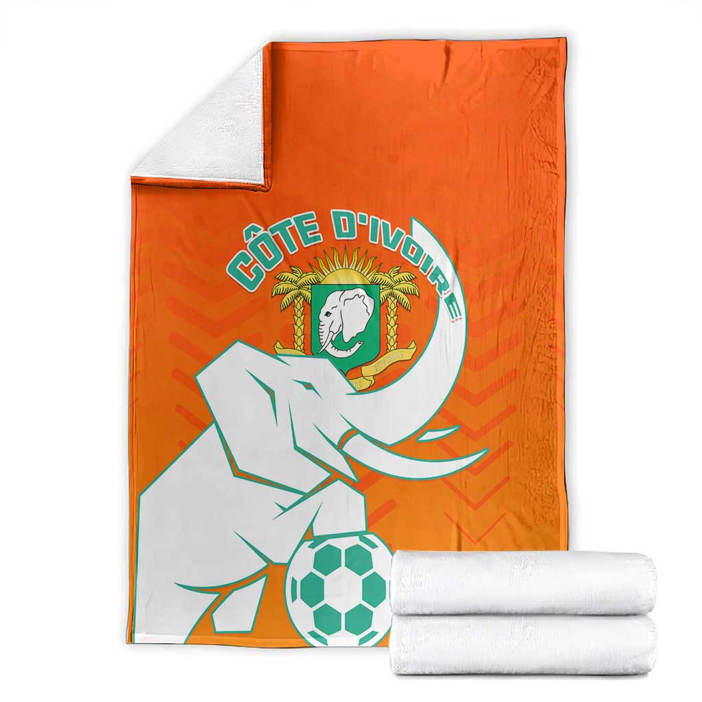 Ivory Coast Football Blanket - Go Les Elephants