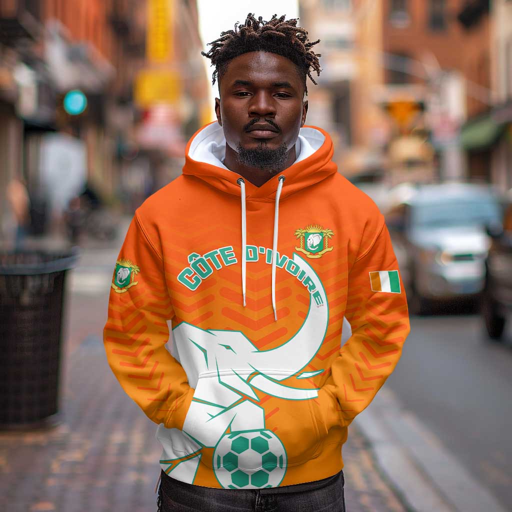 Ivory Coast Football Hoodie - Go Les Elephants