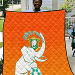 Ivory Coast Football Quilt - Go Les Elephants