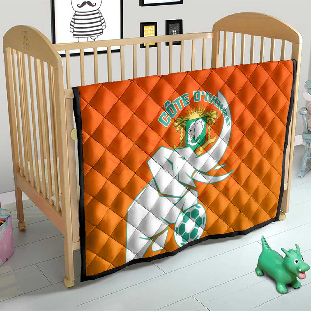 Ivory Coast Football Quilt - Go Les Elephants