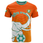 Ivory Coast Football T shirt - Go Les Elephants