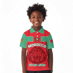 Morocco Football Kid Polo Shirt - Go The Atlas Lions