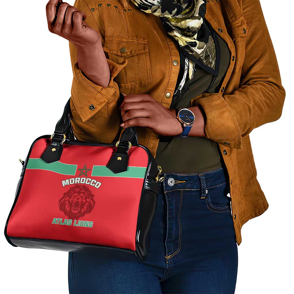 Morocco Football Shoulder Handbag - Go The Atlas Lions