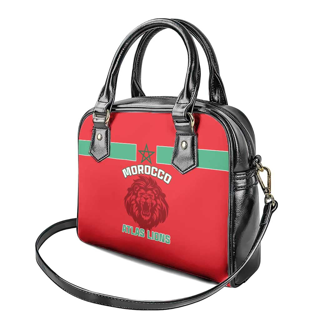 Morocco Football Shoulder Handbag - Go The Atlas Lions