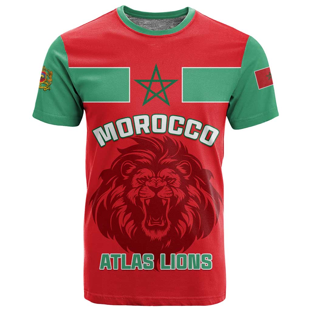 Morocco Football T shirt - Go The Atlas Lions