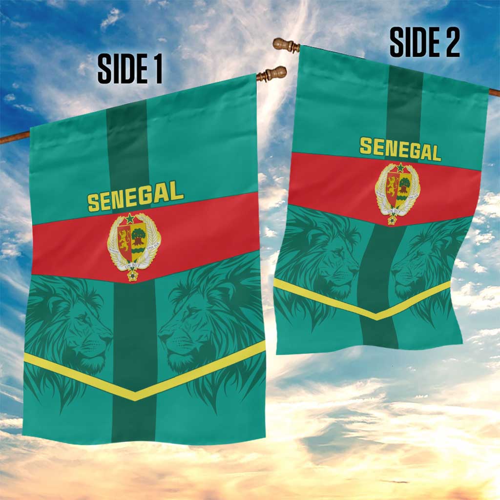 Support the Lions of Teranga - Senegal Football Garden Flag