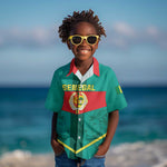 Support the Lions of Teranga - Senegal Football Kid Hawaiian Shirt