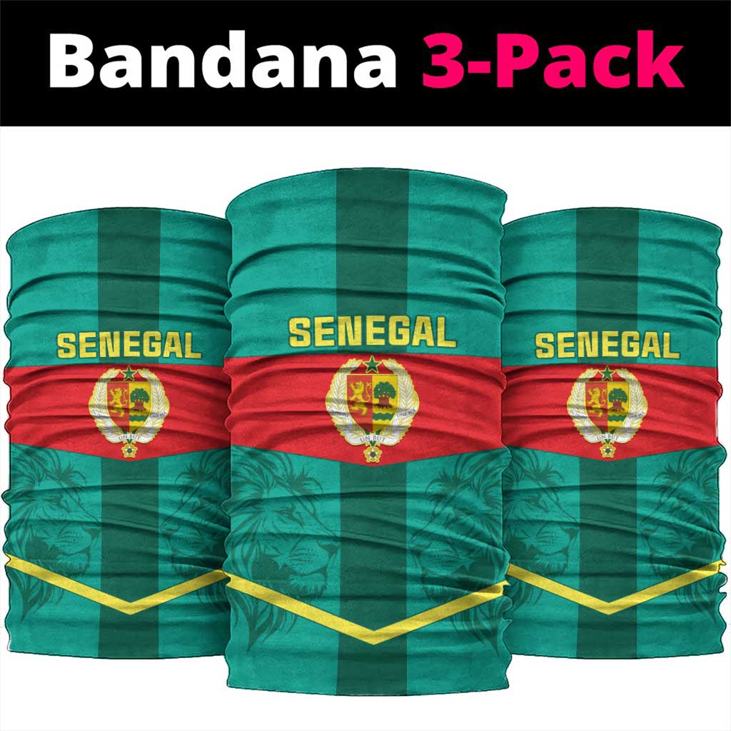 Support the Lions of Teranga - Senegal Football Neck Gaiter LT01