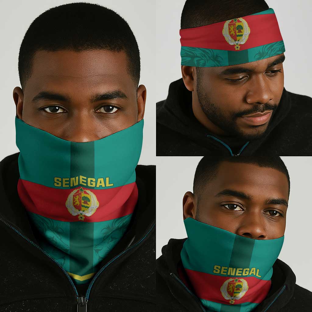 Support the Lions of Teranga - Senegal Football Neck Gaiter LT01