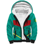 Support the Lions of Teranga - Senegal Football Sherpa Hoodie